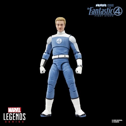 Marvel Legends Series Johnny Storm Fantastic Four: The First Steps Movie Collectible 6-Inch Action Figure Toy