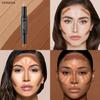 Stick Duo Contouring, Evidenziatore e Ombra in Crema a Doppia Estremità, Correttore Impermeabile a Coprenza Totale, Trucco Finish Naturale per Tutti i Tipi di Pelle