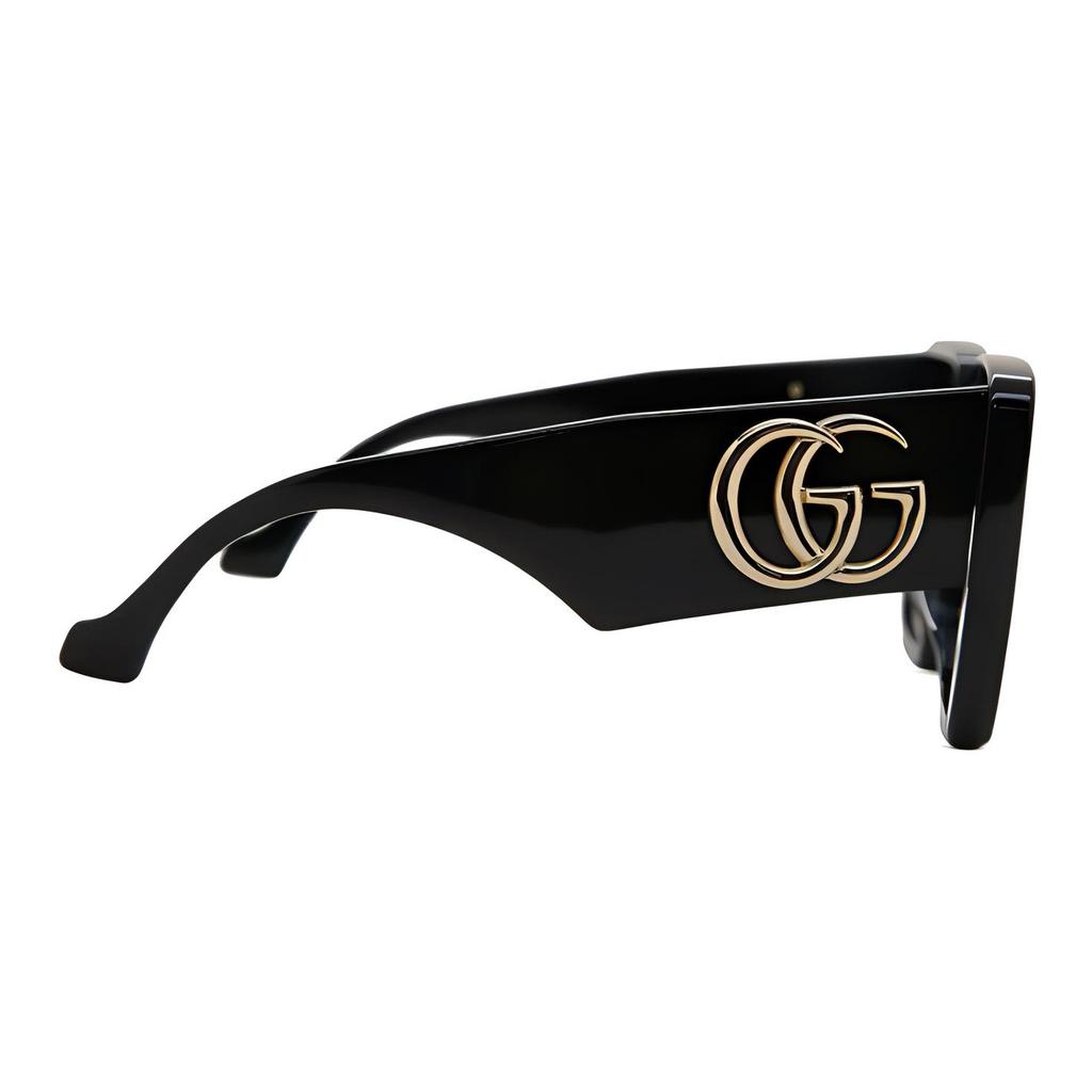 Gucci Personality Frame Sunglasses Black Irregular Shape Unisex Sunglasses GG0956S_003