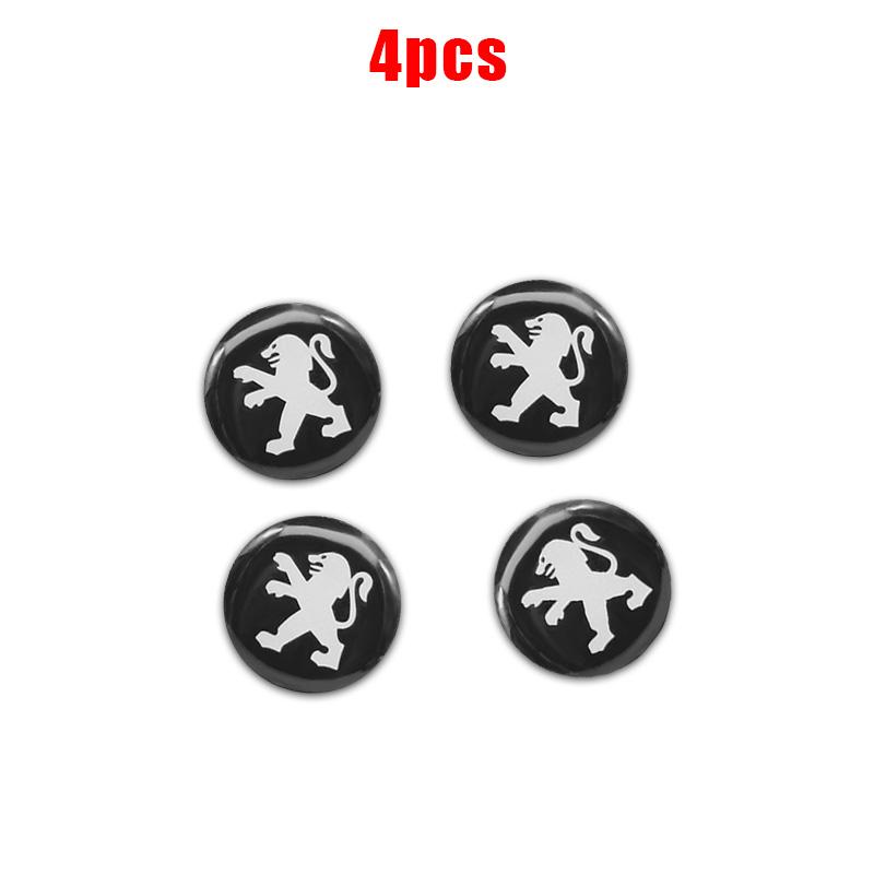 

2026 Hot Car Sticker 4/10PCS Car Door Keyhole Sticker Lock Protection Dustproof Decals For Peugeot 206 307 308 3008 207 208 407