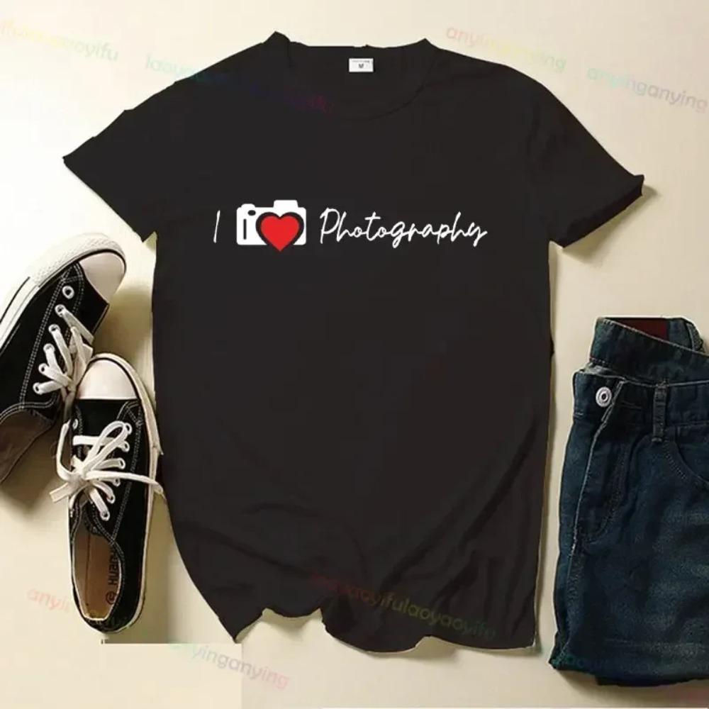 Everyones A Photographer Until Unisex T-Shirt Short-sleev Printing Streetwear Outdoor Clothing Graphic Tee Summer Tee Slogan