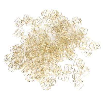 100pcs Paper Clips Prevent Slip Camera Shaped Decorative Metal Small Bookmark Paperclips for Paper