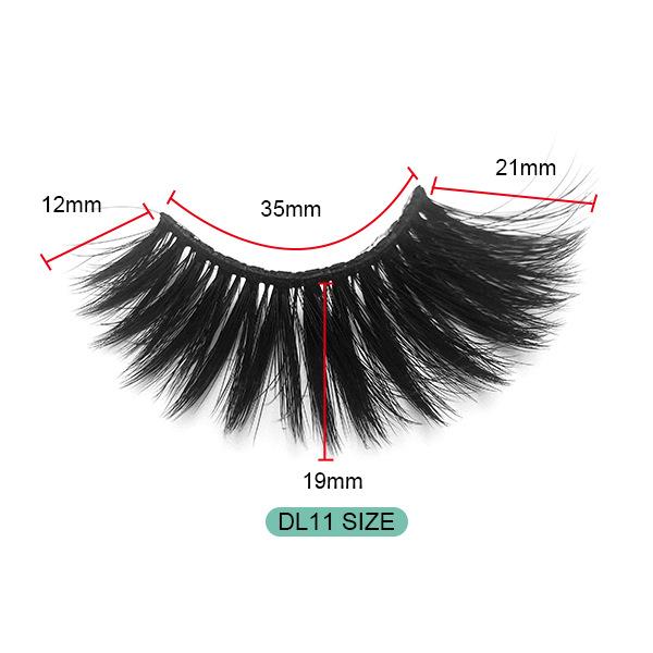 6D Chemical Fiber False Eyelashes 8 Pairs Of Simulated Thick Natural Thick Grafted Eyelashes