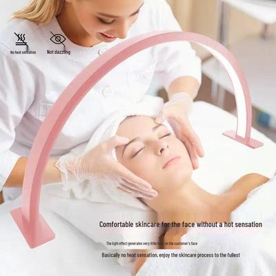 Portable U-shaped LED Beauty Light for Manicure & Eyelash - Eye-Protective, Adjustable Desktop Lamp
