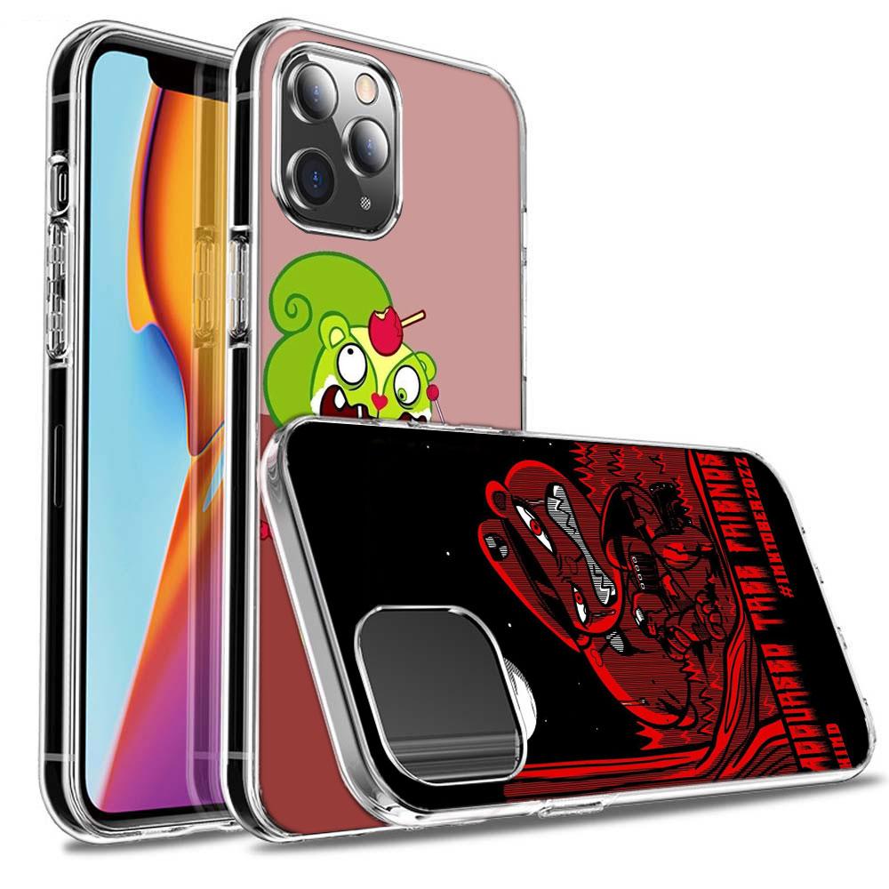 Happy Tree Friends Phone Case For Iphone 16E 15 Pro 14 Plus 17E 16 17 Pro Max Air 11 12 13 Mini Shockproof Capa Cute Cover TP
