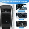 Car Trash Can Bin With Lid, Mini Leakproof Garbage Can For Vehicle, Cup Holder Trash Can, Small Trash Bin For Cars, Home, Bedroom, Office (Black 01)