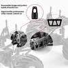 RC Metal Alloy Chassis Lift Plate Set Kit for   SCX10 1Celsius10 RC Model Car Parts