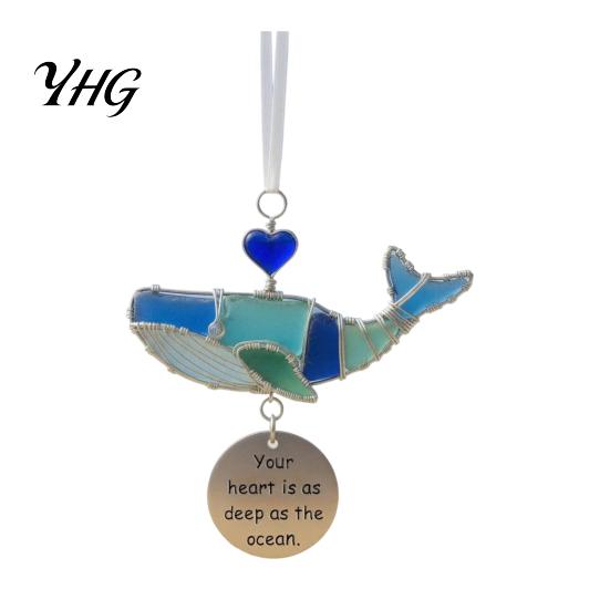 Elegant Hanging Art for Yard Coastal Spirit Ornament, Durable Acrylic Decorative Pendant, Boho Sun Catcher Inspired Home Accents Wall And Porch Decor