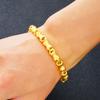 Sand Gold Dragon Head Bracelet Solid Model Vietnamese Sand Gold Men's and Women's Bracelet Jewelry Accessories Female