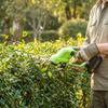 2-in-1 Cordless Hedge Trimmer Electric Hedge & Shrub Shears with 20/10cm Cutting Length, Charger