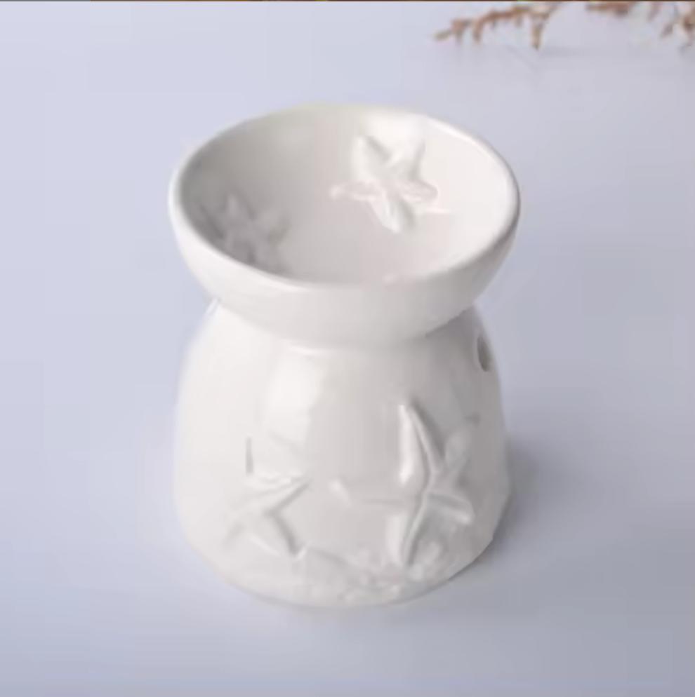 Home Aroma Essential Warmer Aromatic Incense & Candle Holder for Perfume Wax Melt Burners Tealight Holder Ceramic Oil Burner