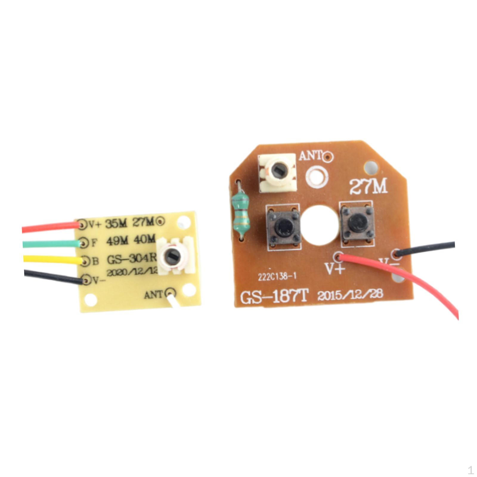

Remote Control Circuit Board 2CH for DIY Toys Projects RC Truck Toy
