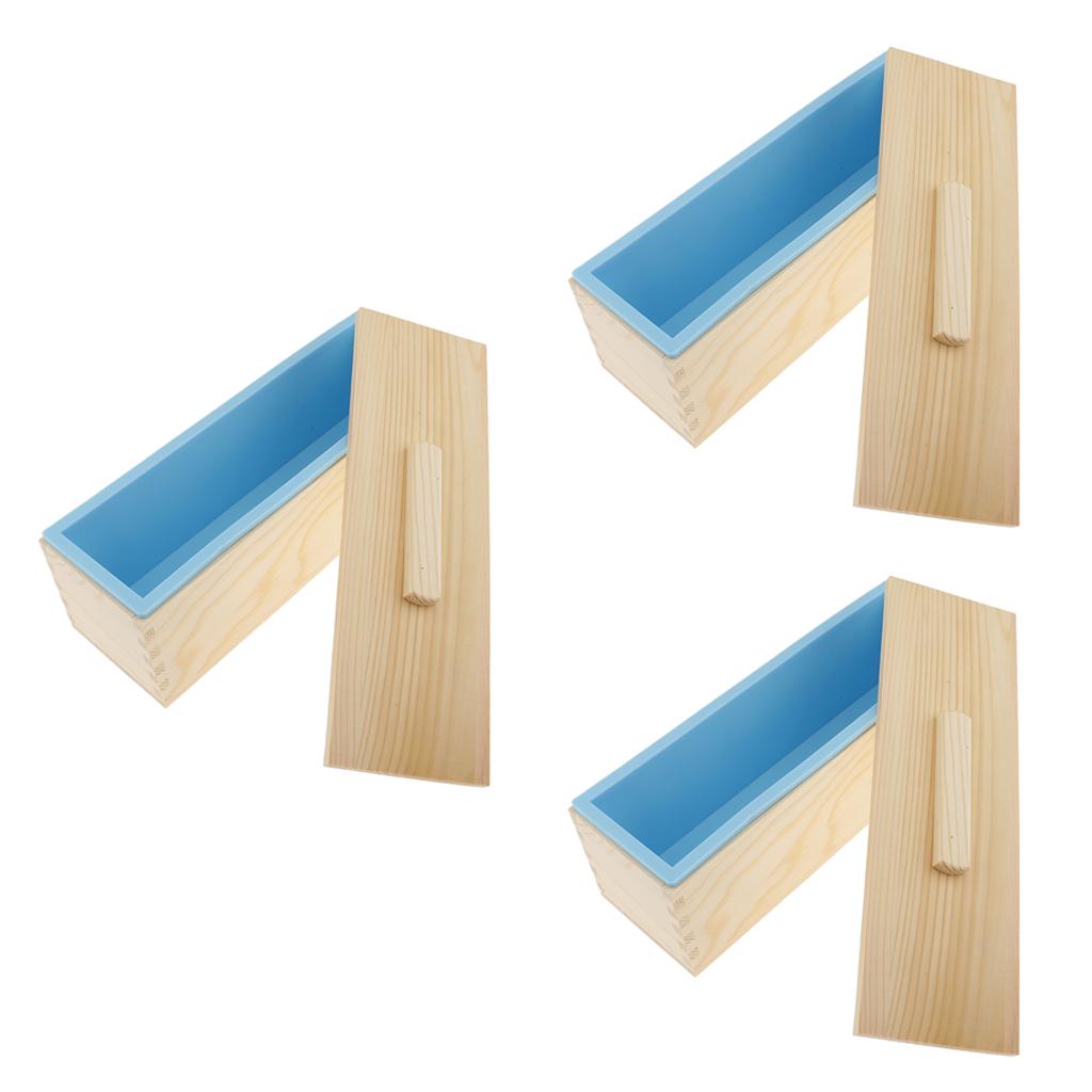 Stampo per sapone in silicone da 1200 ml scatola rettangolare in