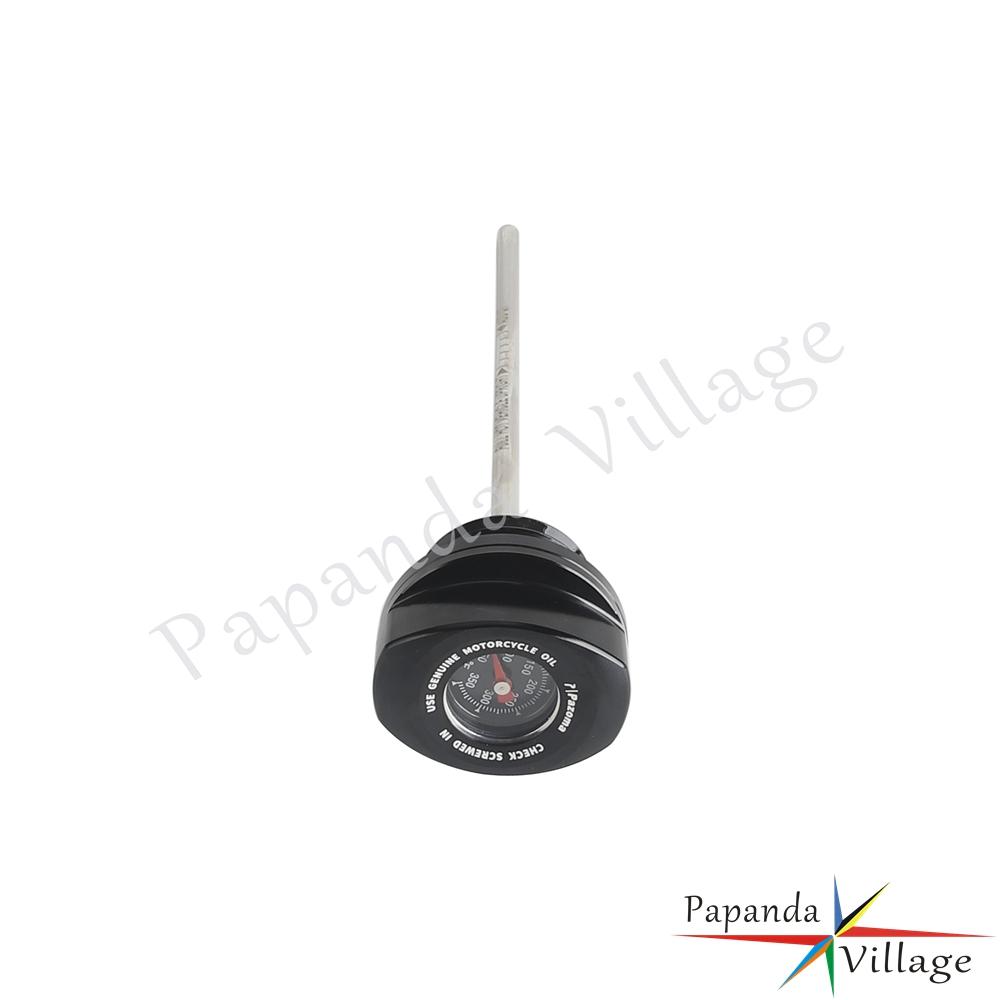 Oil Dipstick w/ Temperature Gauge Aluminum Motorcycle Accessories Engine Oil Gauge For Harley Touring FLHX FLTRX FLHXSE FLTRXSE