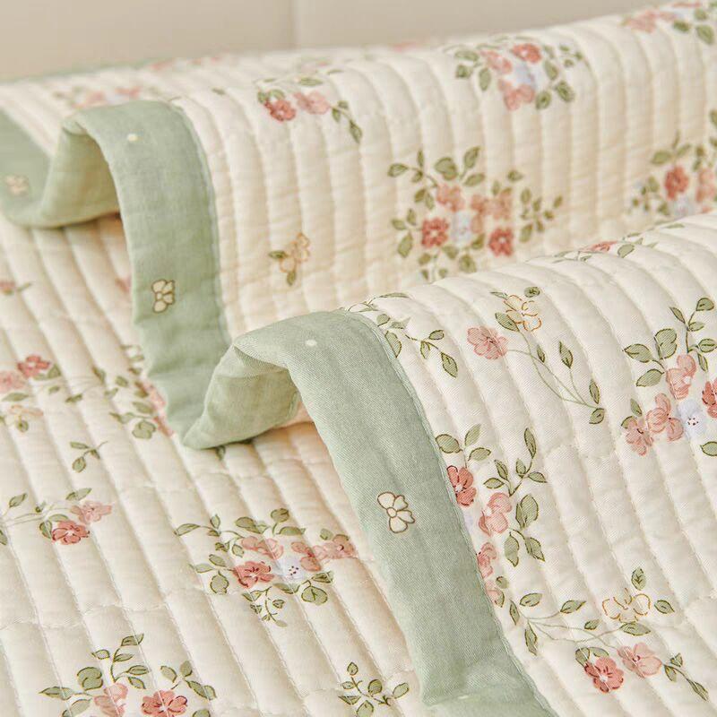 Fresh Floral Style Sofa Cover Home Decor Cotton Fabric Non Slip Seater Cushion Pad Dust Proof Wear Resistant Sofa Slipcovers