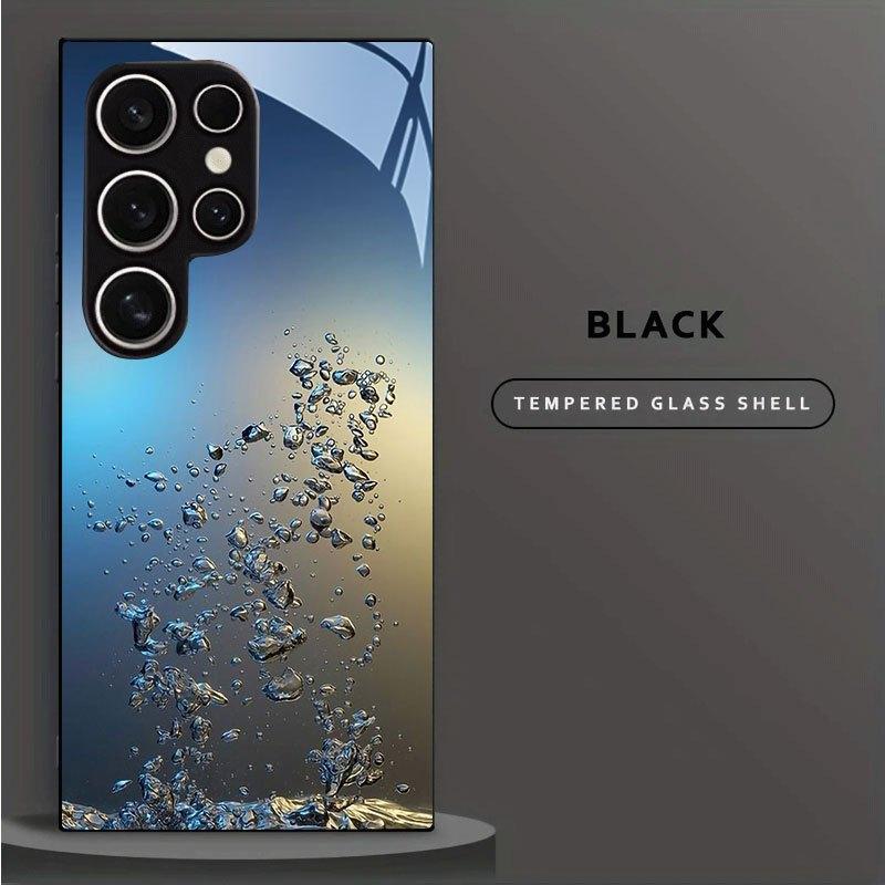High Gloss Water fashion phone cases phone case mobile phones glass for Samsung Galaxy S26 S25 S24 S23 S22 FE Ultra Plus