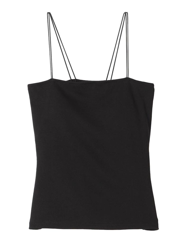 Ships for Women Bare French Cami with One Size Cool-to-the-touch Cups, 2-Strap, 312530052, Black,