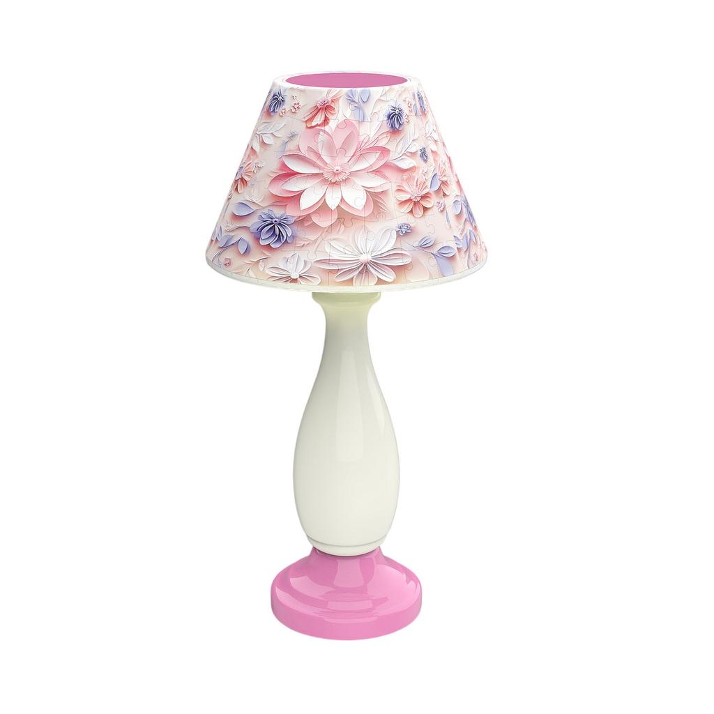 3D Puzzle House Vase Decorative Piece – DIY Floral Container For Living Room Decor