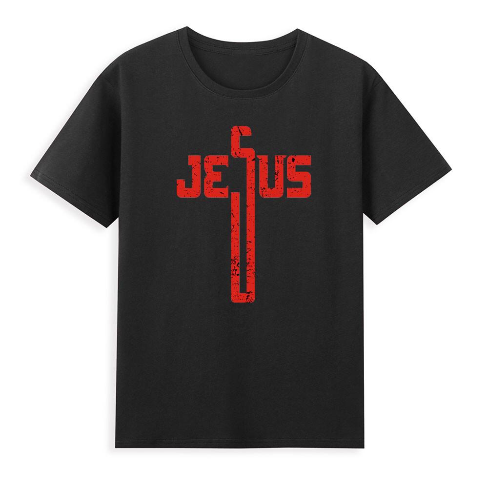Jesus Cross Funny Christian Christianity Faith Beliefs Religious Vintage TShirt S