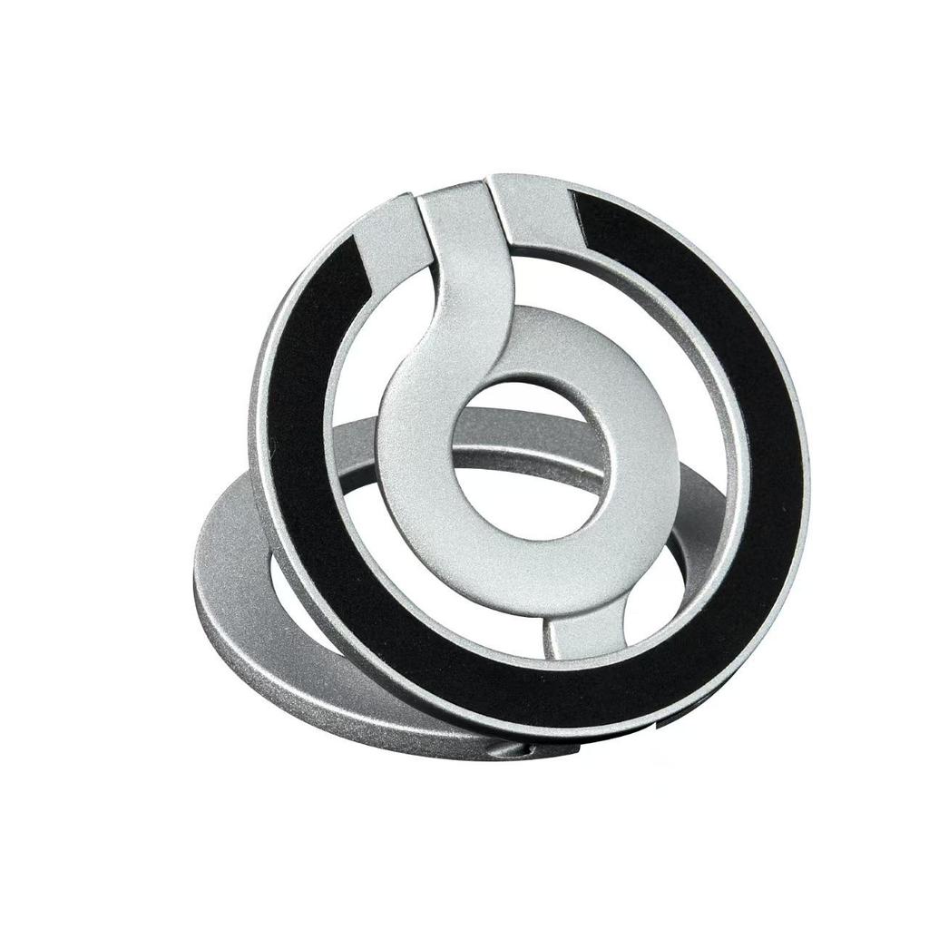 Doppelseitiger magnetischer Legierungs-Handyständer: Ultradünn, Faltbar, Tragbar, Multifunktionaler Ringhalter