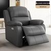 Electric Massage Leather Recliner: Space Capsule Rocking Chair for One