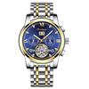 Top Brand New Classic Tourbillon Swiss Men's Mechanical Watch Calendar Fully Automatic Waterproof Multifunctional Hollow Luminous Aggressive Watch