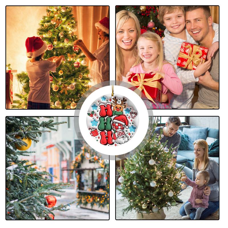 Christmas Wood Pendants Christmas Tree Decorations Exquisite Christmas Tree Front Door Decor Winter Tree Decorations For Home