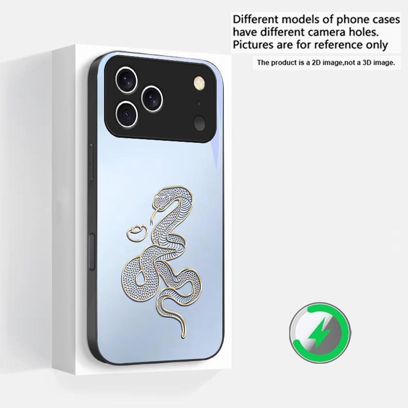 

Xuanjin Secret Pattern Suitable For iPhone 16E 17 Pro Max 15 Pro 14 13 Plus 12 mini 11 16 Air 17Pro magnetism Glass Phone Case iPhone 11