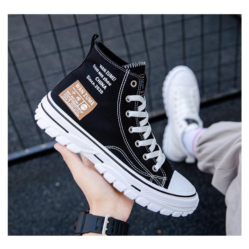 Madingi universalūs vyriški drobiniai aukštakulniai batai Kvėpuojantys Patogūs sportbačiai Laisvalaikio batai vaikščiojimo batai Hiphopo sportbačiai paaugliams