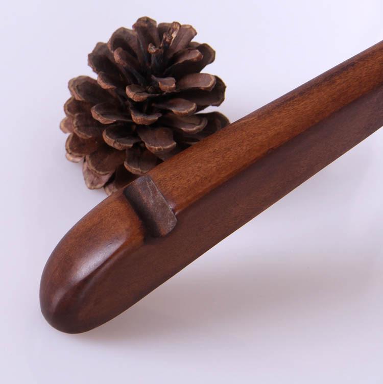 Non-Slip Wooden Clothes Hanger - Retro Solid Wood Design for Men, Women, Children, & Baby Clothes