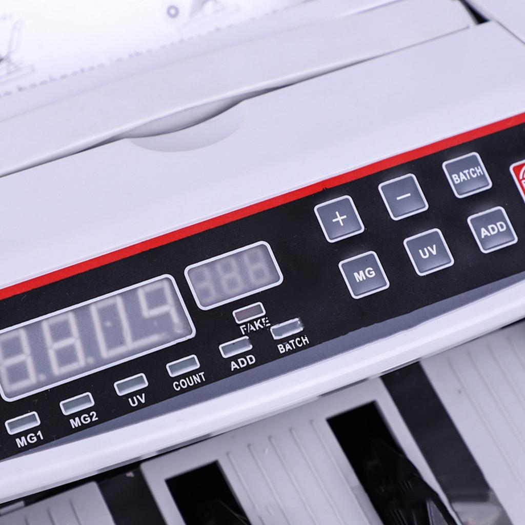 Geldzählmaschine Hohe Genauigkeit Smart-Tasten Professionelle Mehrwährungszählmaschine für