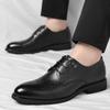 Men's Spring Business Dress Elevator Shoes Flat/6CM Height Increase Formal Office Shoes Comfortable Oxfords for Commuting Work