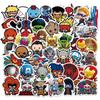 50 Sheets of Avengers Q Version Waterproof Stickers - Cartoon Characters for Scrapbook Decoration