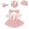 14.96'' Stuffed Doll Dress and Shirt Clothes Fashion DIY Educational with Bow Up for
