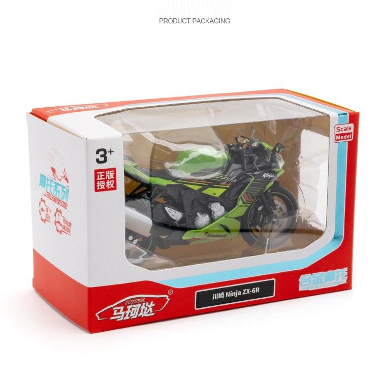 MotoGP Ninja ZX-6R Závodní motocykl Simulace Vynikající Diecast & Hračka Vozidlo RMZ city 1:12 Kovový Sběratelský Model