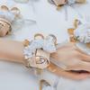 Romantik Seidenblume Braut Handgelenkblume Corsage für Hochzeitsfotografie Verlobungsparty Zubehör Handgelenkdekoration