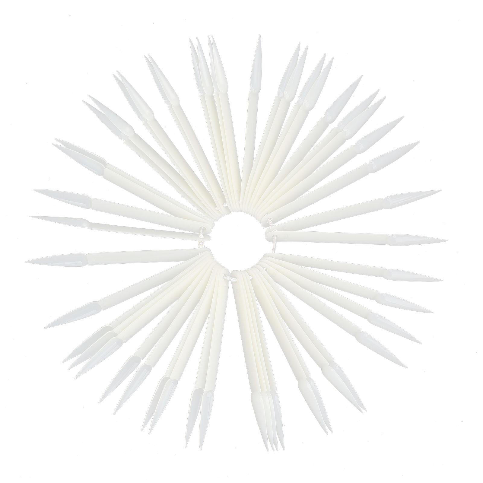 

50 шт. веерообразных палочек для демонстрации лака для ногтей, демонстрационная доска для лака, инструмент для демонстрации лака Natural