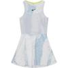 Color Block Brand Logo Round Neck Pullover Short Sleeveless Dress Women Dresses White HM8647-121