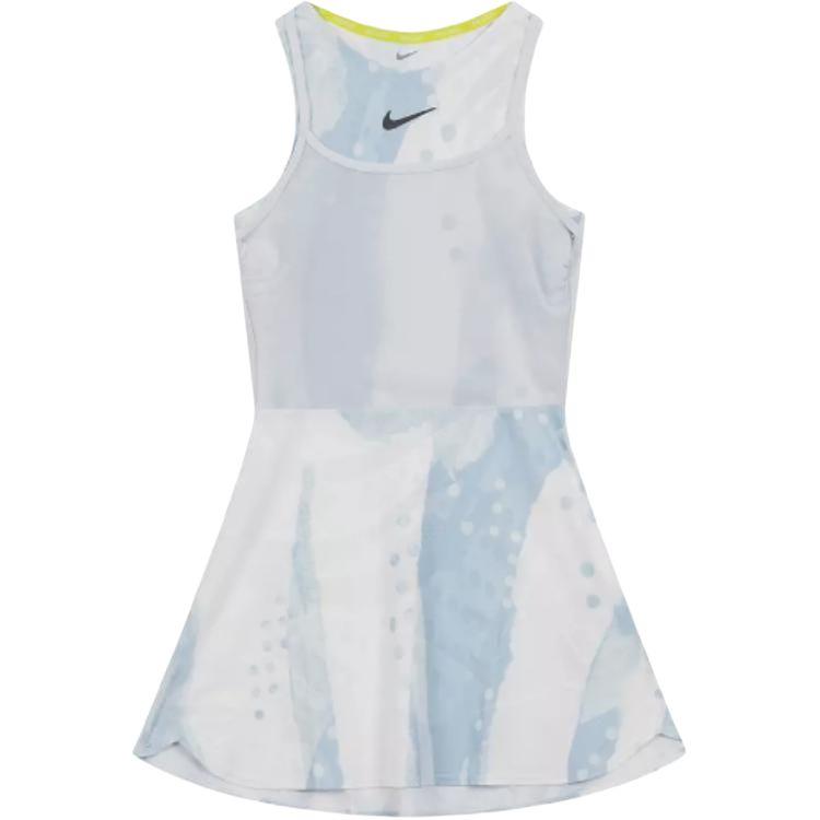 

Nike Колірний блок Логотип бренду Круглий виріз Светр Коротка сукня без рукавів Жіночі сукні Білий HM8647-121 M