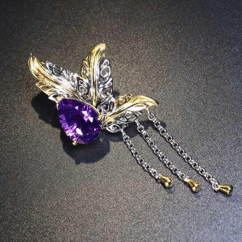 Sace Gems Klassiske kobberlegering sirkon ring øredobber anheng halskjede smykkesett bryllupsfest gaver