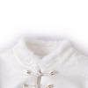 Women's Embroidered Jacquard T-shirt with Frog Button, Plus Velvet, Long Sleeve - New Chinese Style, Autumn/Winter.