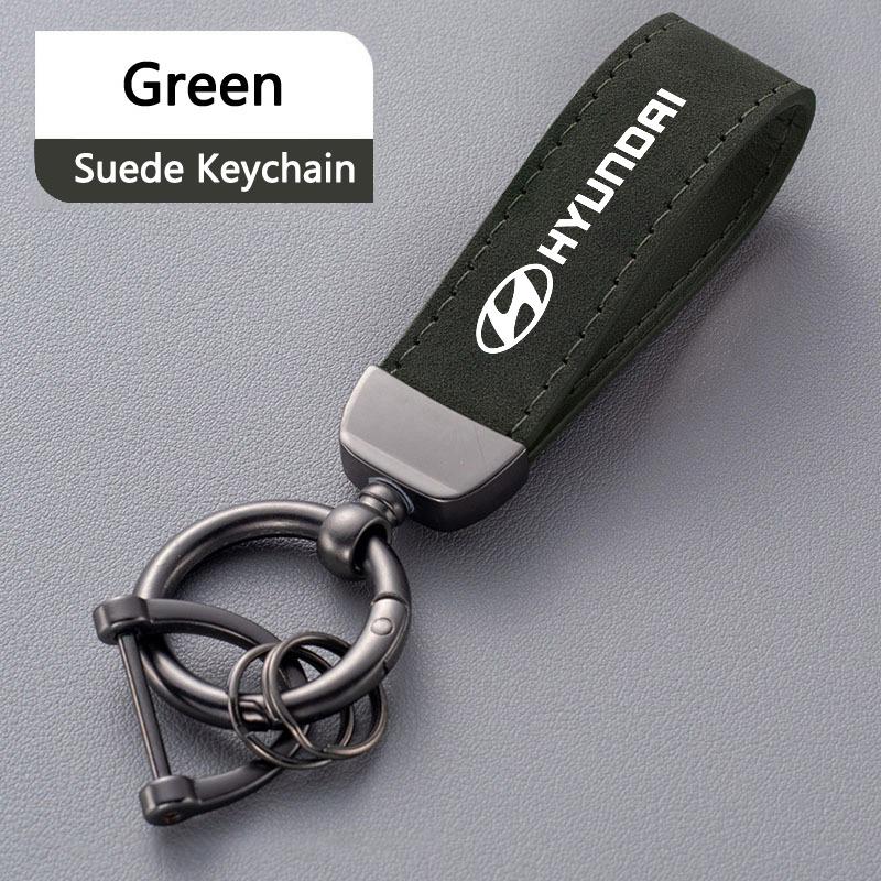 Mode mocka bilmärke nyckelring nyckelring nyckelring hänge för Hyundai i30 tucson accent hyundai i20 ix35 Interiörtillbehör