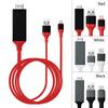 Usb 3.1 Type C To Hdmi Cable Adapter Converter 2M Hd 1080P 4K Hdtv Splitter Cable for Samsung Galaxy S10 / 9/8 Phone Projector Tv