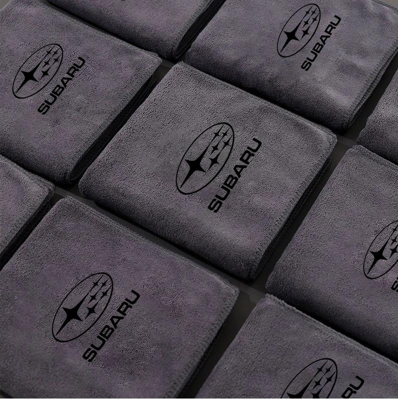 Microfiber Car Wash Towel Cleaning Drying Cloth For Subaru STI XV Forester BRZ Outback Legacy Impreza Levorg Mpreza Accessories oi3