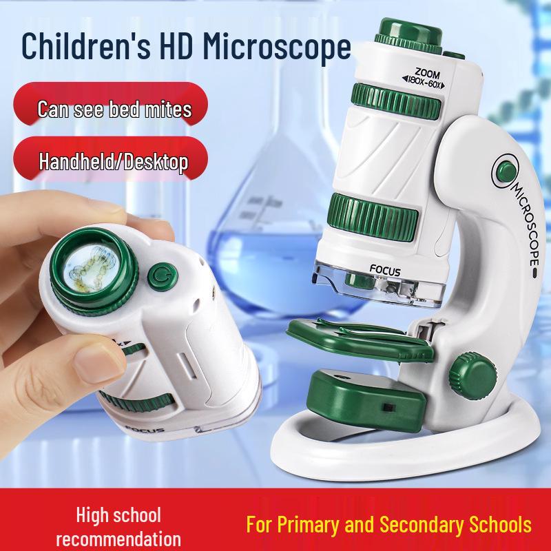 Xueyouma Kids' Portable Microscope Science Experiment Set for Elementary Students – Educational Biology Toy