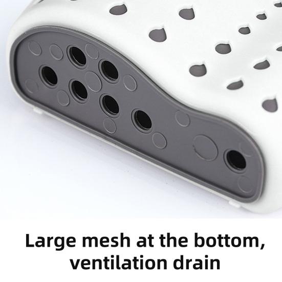 Kitchen Sink Shelf Soap Sponge Drain Rack Strong Load-Bearing Double-Layer Design