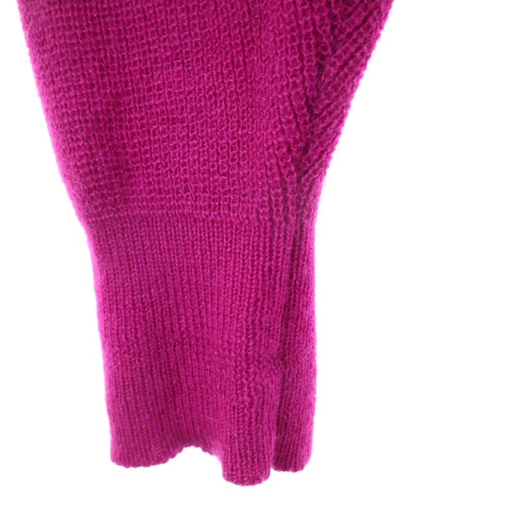 YVES SAINT LAURENT 90s Old Long sleeve knit cardigan M Purple Women Used