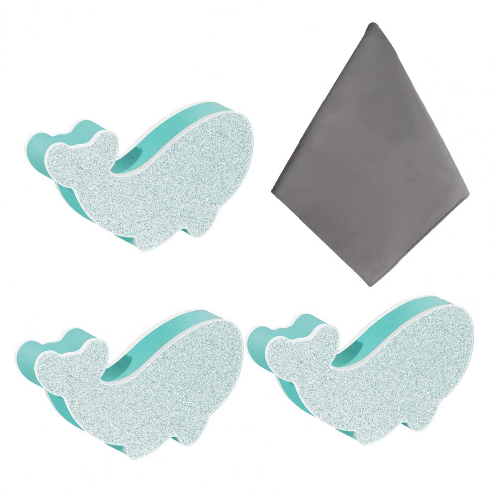 Residue-free Fish Tank Sponge Fish Tank Sponge Aquarium Sponge Scraper Set for Glass Walls Whale Shape Scrubber Pad for Turtle