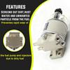 R12T Fuel Water Separator Fuel Filter/Water Separator Marine Complete Kit 10 Micron Filter Replaces Racor S3240 120AT R12T NPT ZG1/4-19 Fit 3/8 Inch