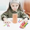 Children'S Color Classification Tube, 3-6 Years Old, Color And Shape Recognition Pairing, Wooden Toys
